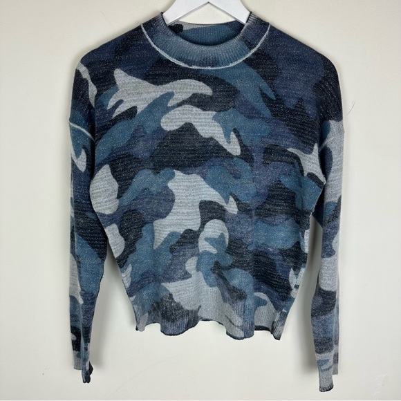 27 Miles Malibu Sweaters - 27 Miles Malibu Cashmere Camo Sweater